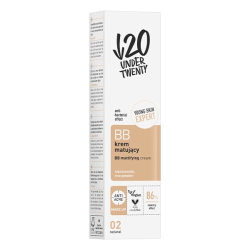 Under UNDER TWENTY — Składniki i ocena