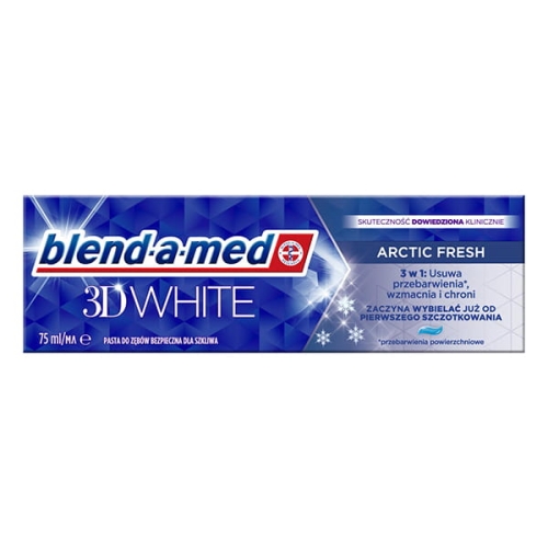 Blend-A-Med BLEND-A-MED 3D WHITE ARCTIC FRESH — Inhaltsstoffe i ocena